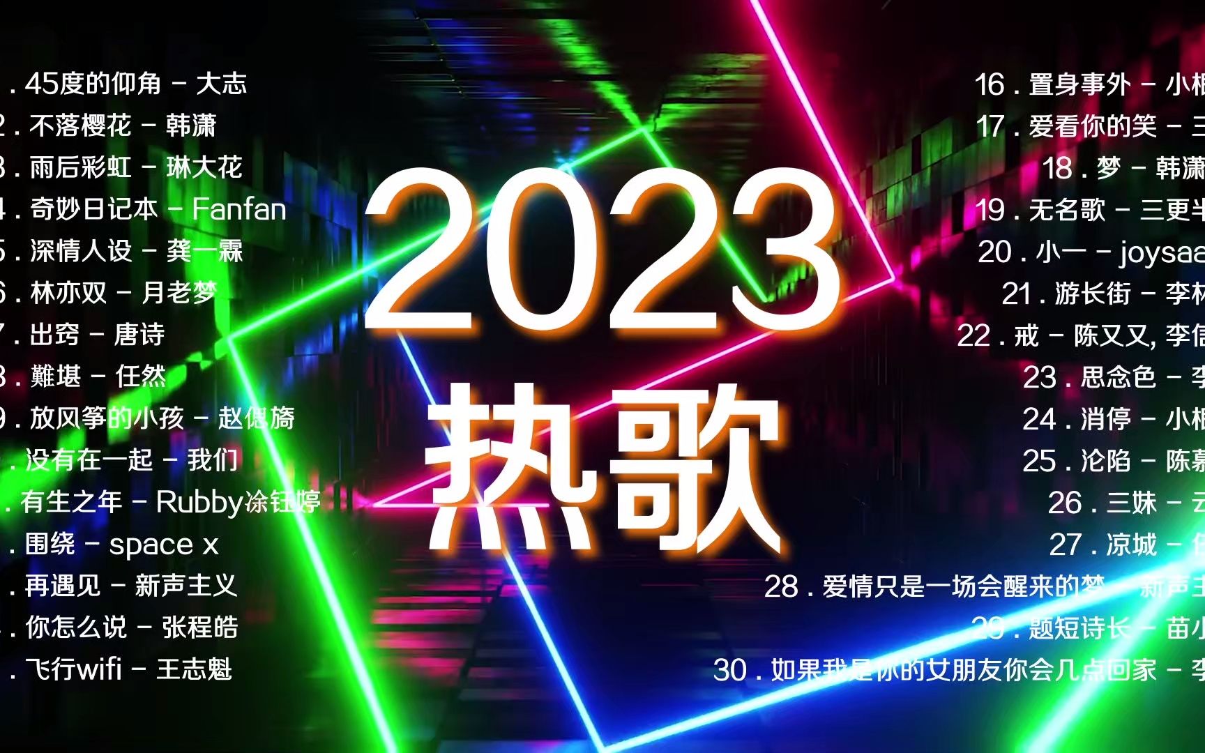 最新网络歌曲排行榜2023(最新网络歌曲2019流行歌排行榜)